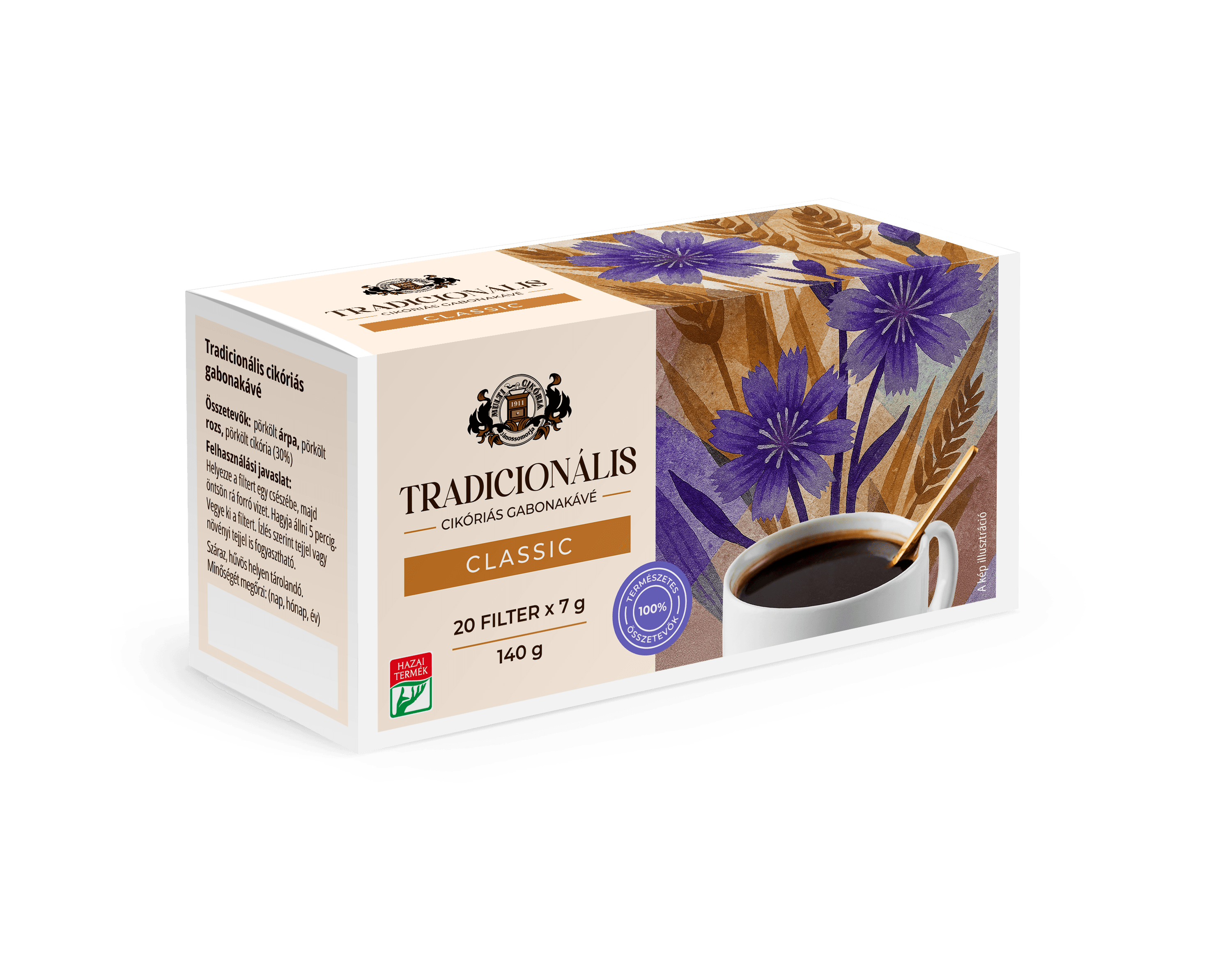 Tradičná obilná káva classic 140 g
