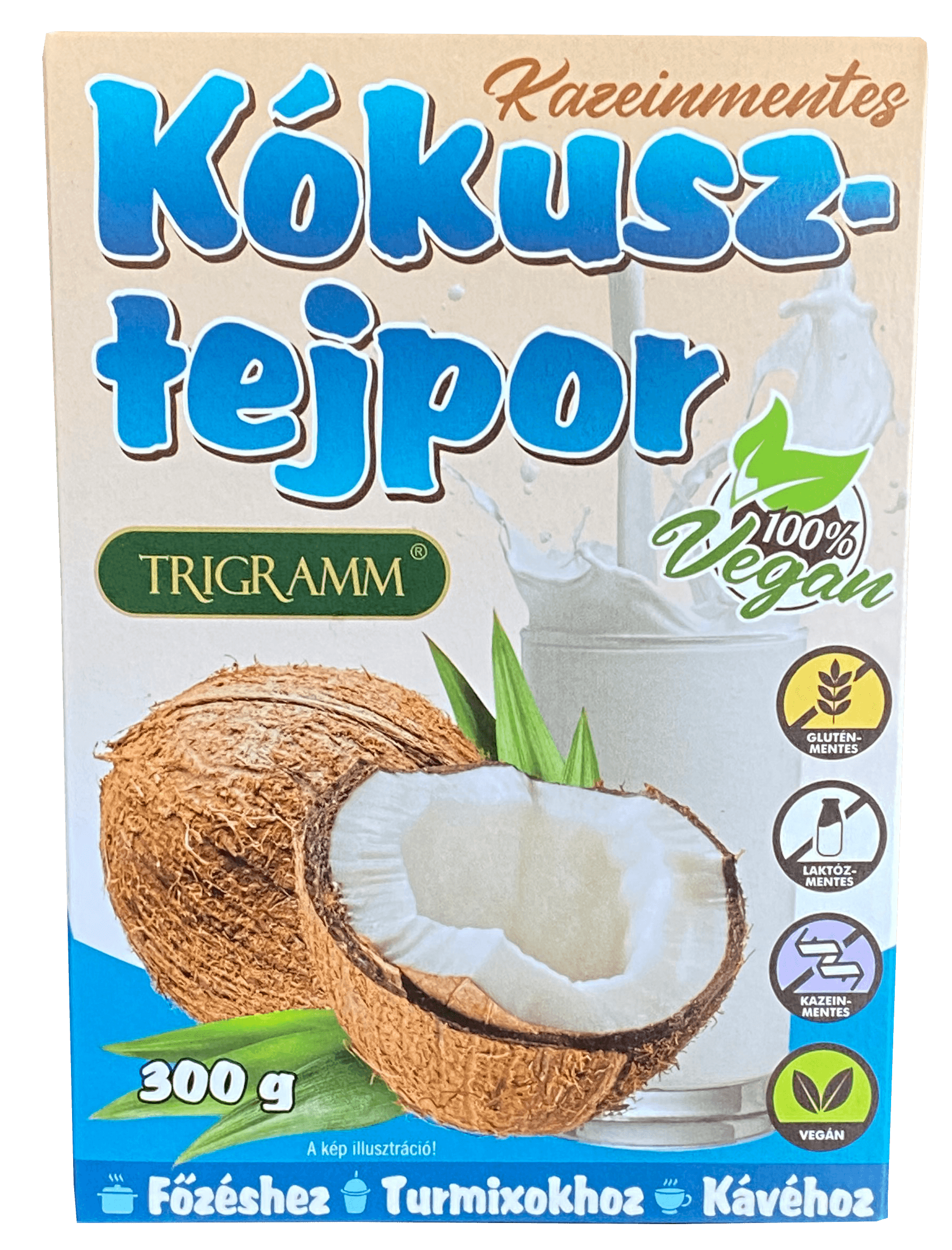 Trigramm bezlepkový a vegán kokosový nápoj v prášku 300 g