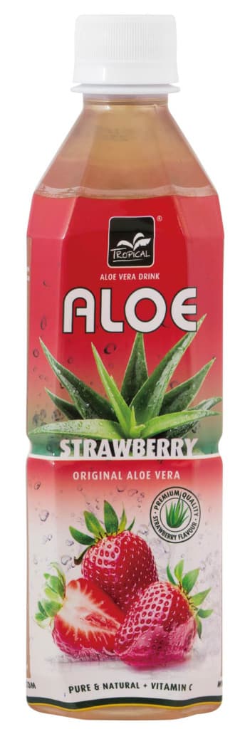 Tropická aloe vera jahoda 500 ml