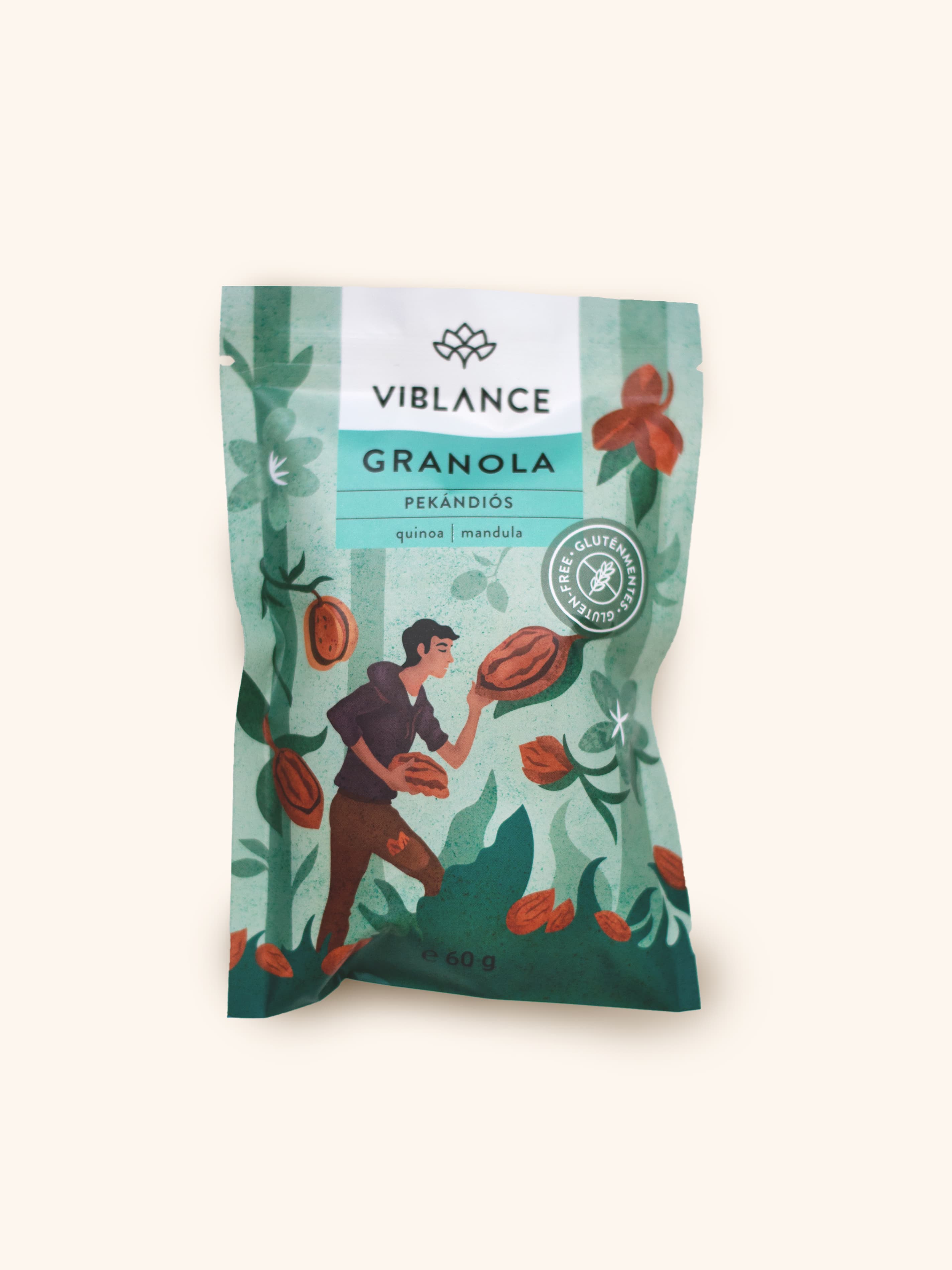 Viblance granola quinoa s pekanovými orechmi 60 g