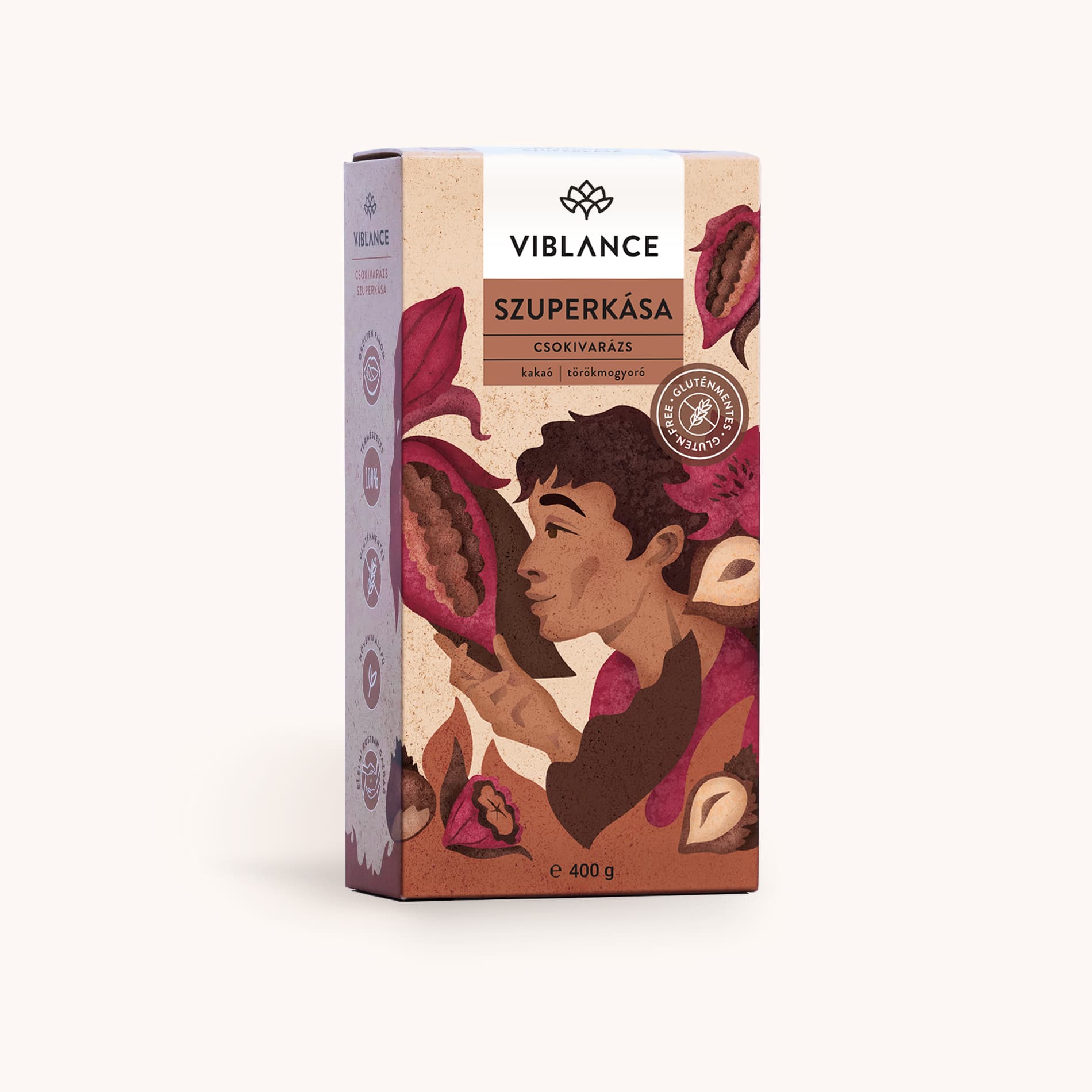 Viblance super kaša s čokoládovou príchuťou 400 g