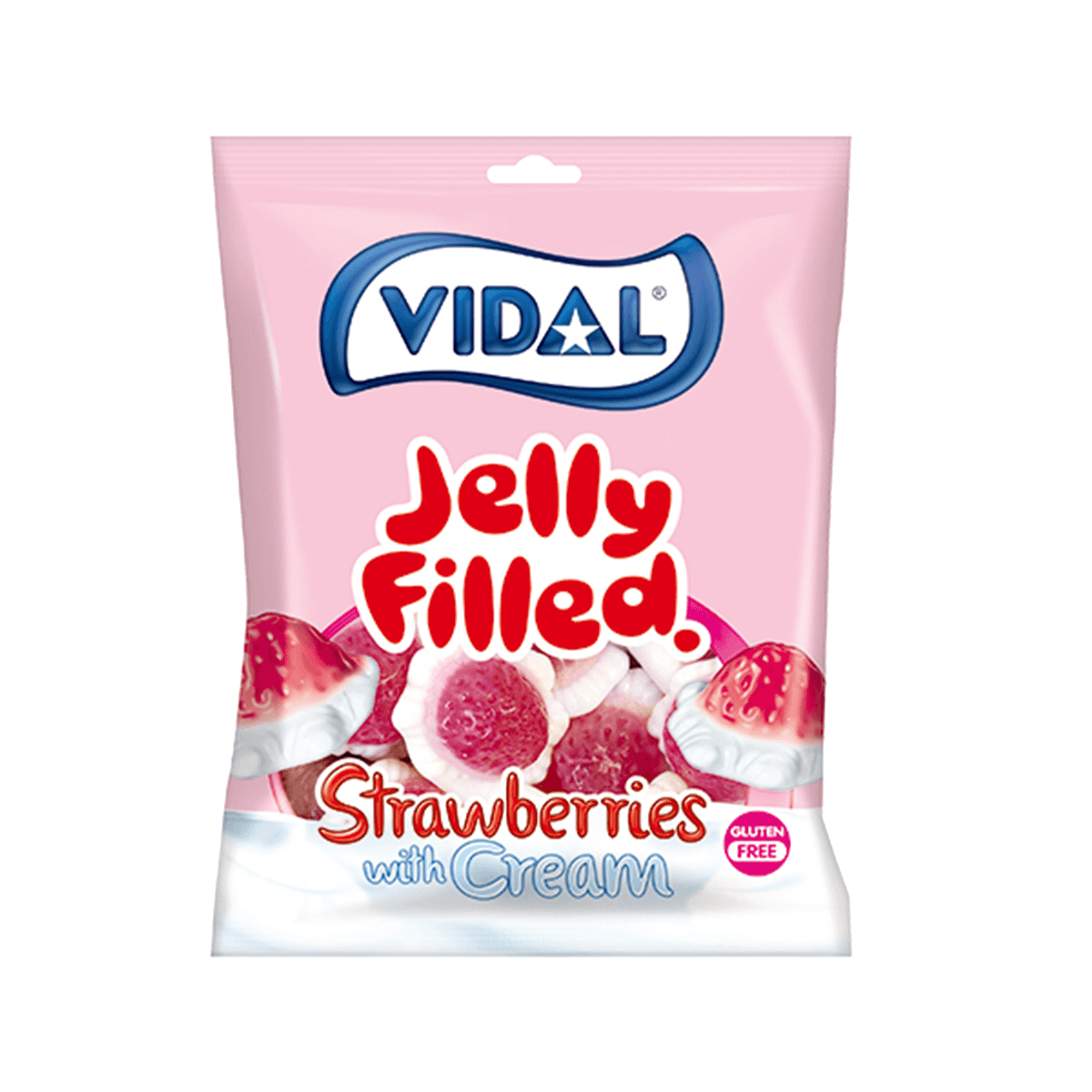 Vidal gumíšky plnené jahodami 85 g