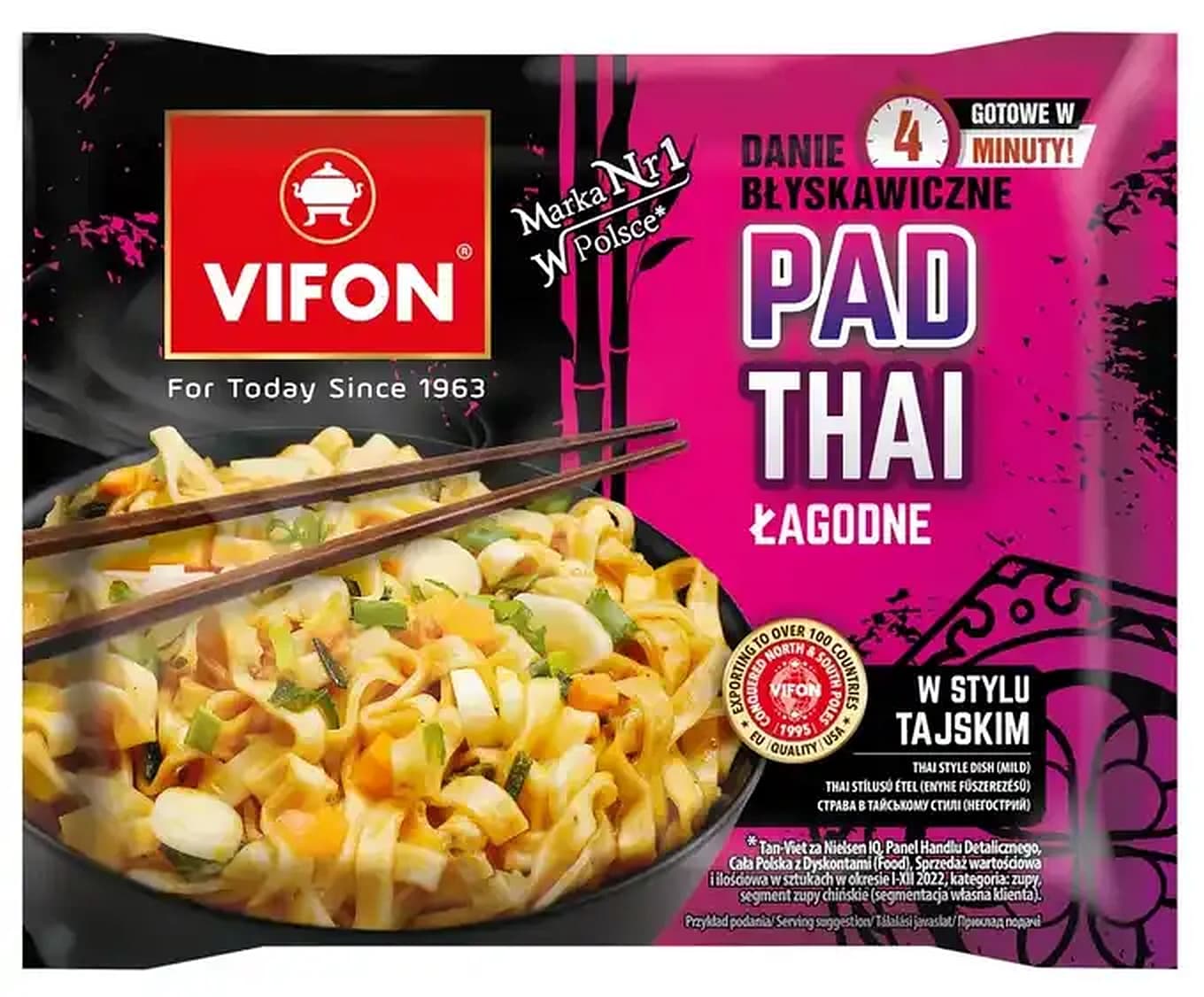 Vifon pad thai instant pšeničná cestovina 90 g