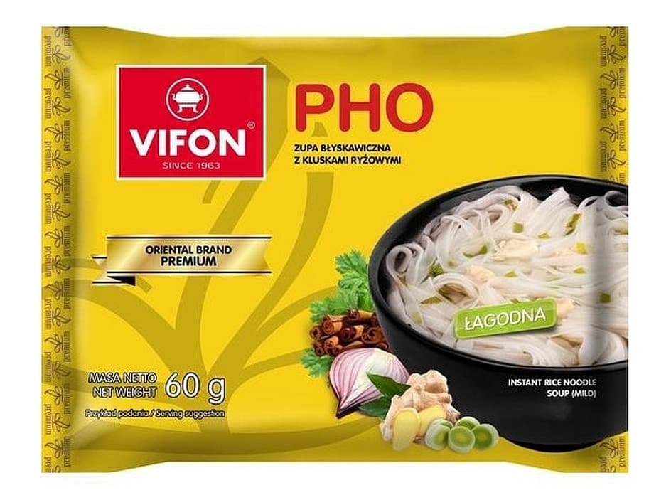 Vifon pho vietnamská instantná polievka s rezancami 60 g