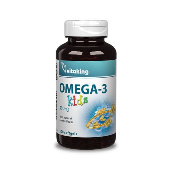 Vitaking rybí olej kids 500 mg kapsula 100 ks
