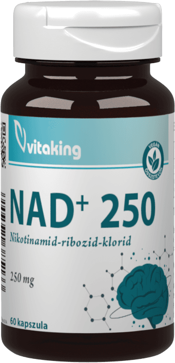 Vitaking nad+250 250mg kapsula 60 ks