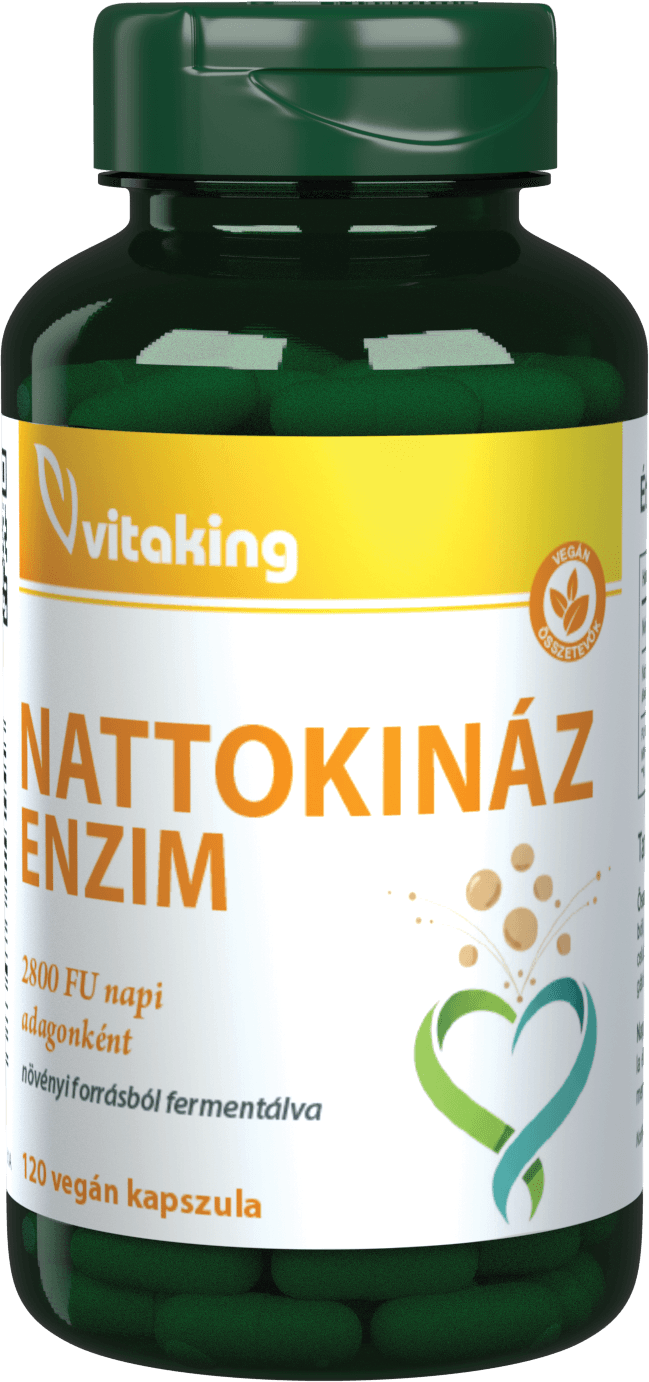 Vitaking nattokináza enzím kapsula 60 ks