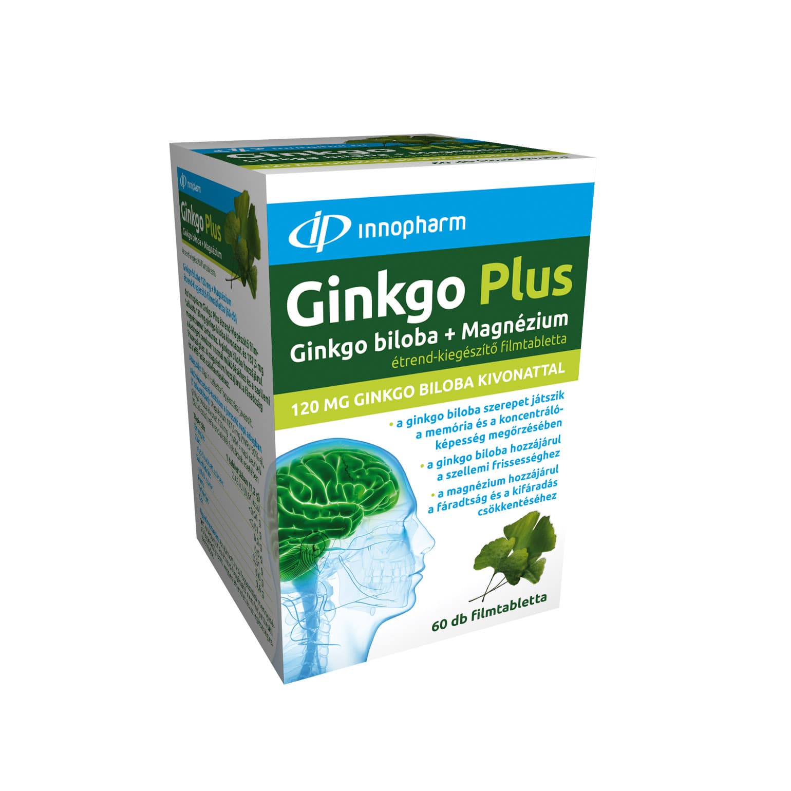 Innopharm ginkgo plus 120 mg filmová tableta 60 tbl