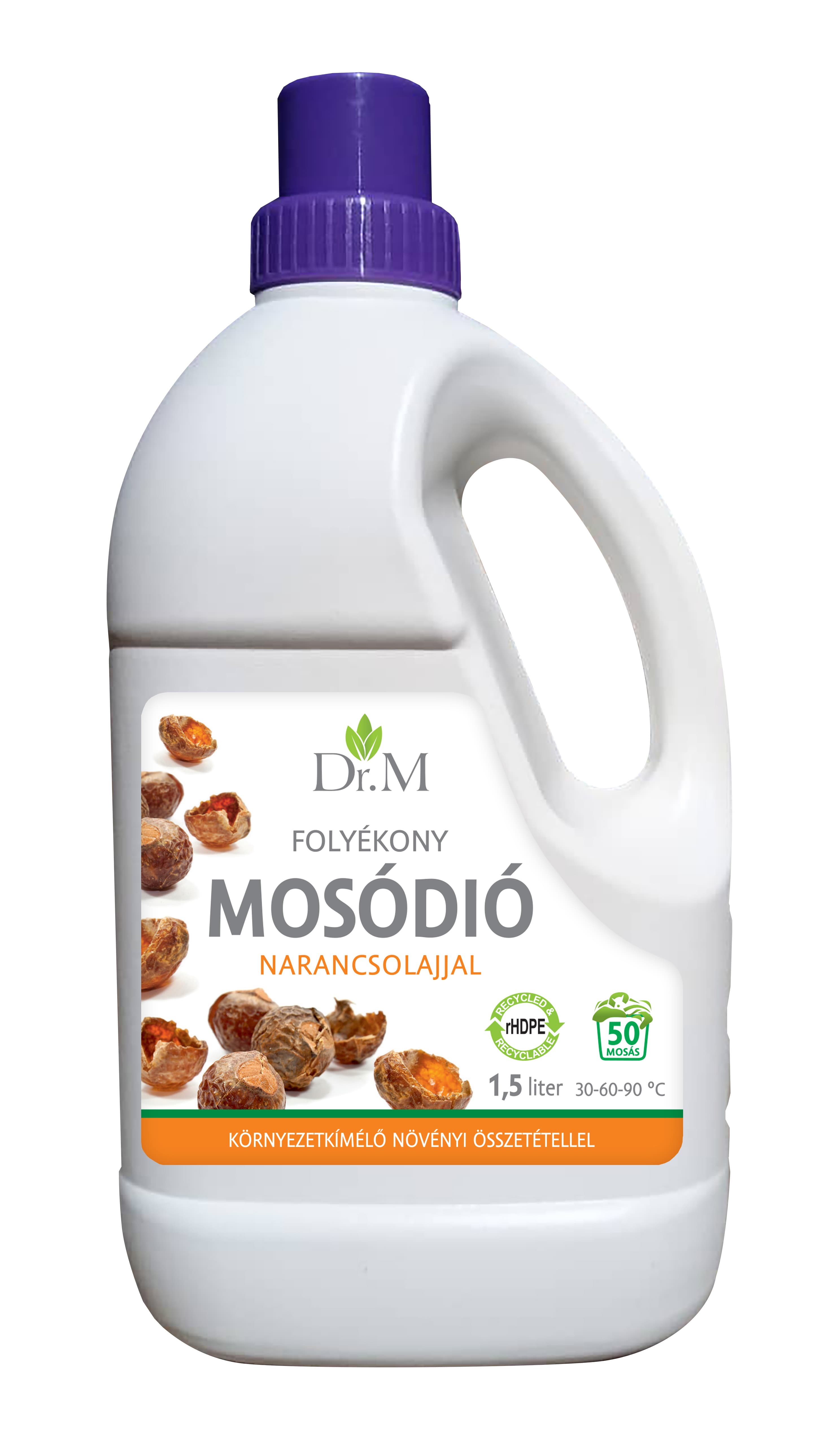 Volmix tekutý prášok z mydlových orechov s pomarančovým olejom 1500 ml