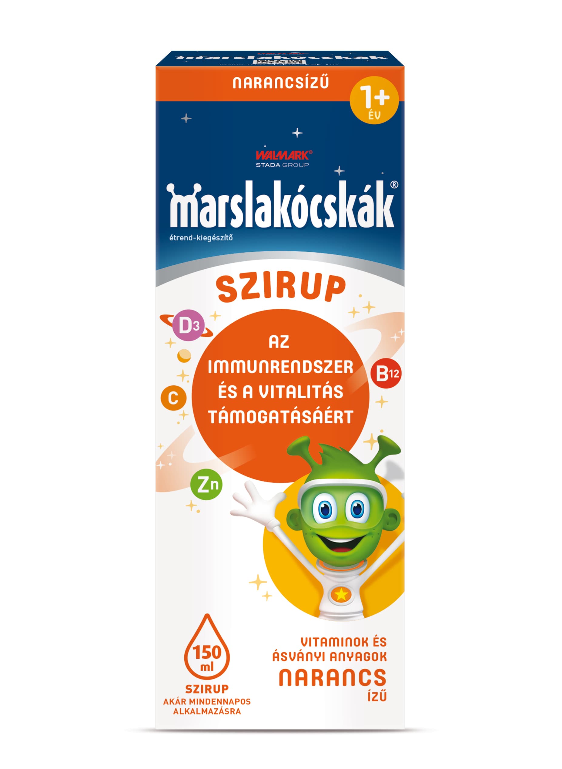 Walmark marsíkové sirupy pomaranč 150 ml
