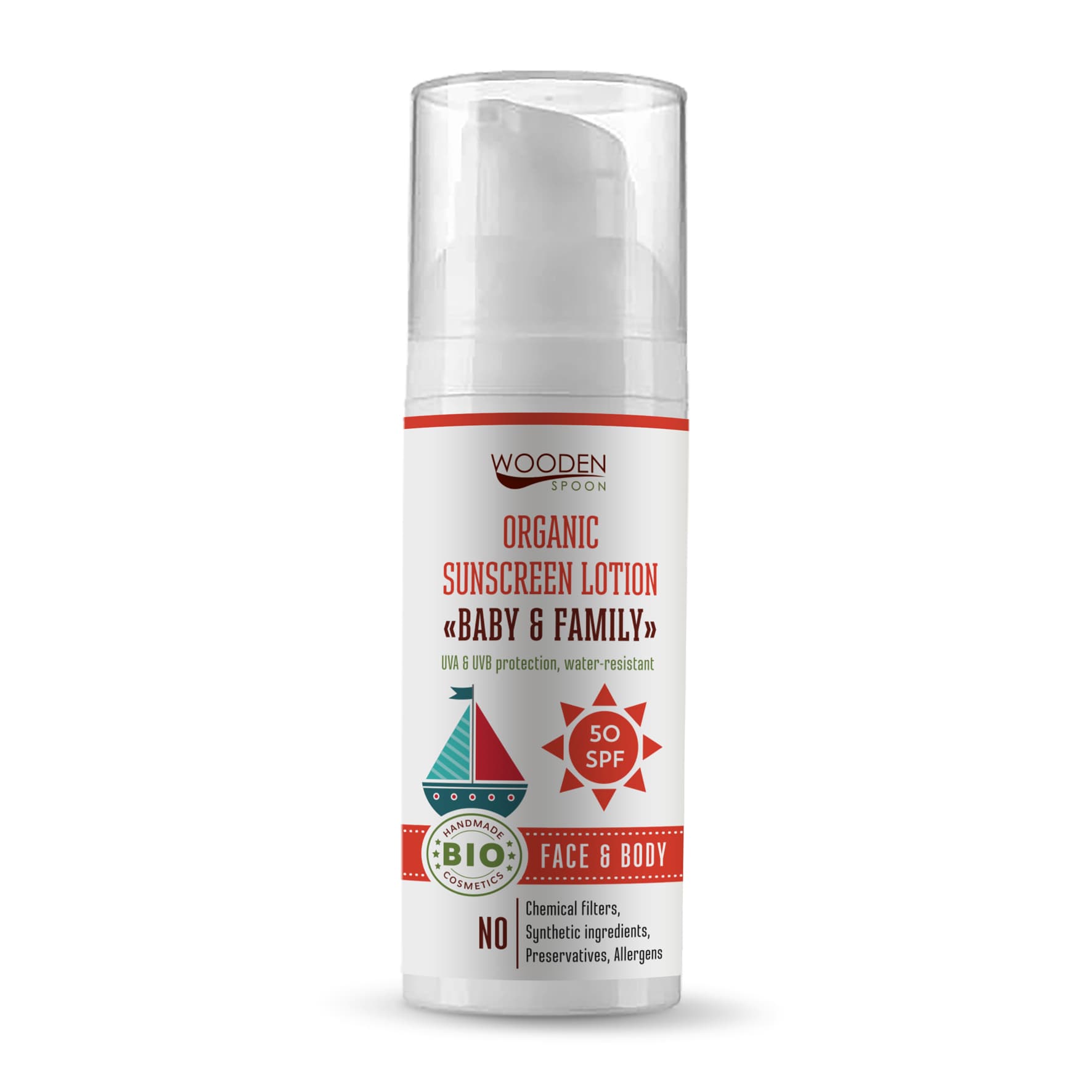 WoodenSpoon slnečné mlieko pre bábätká a rodinu 50 ml - 48959