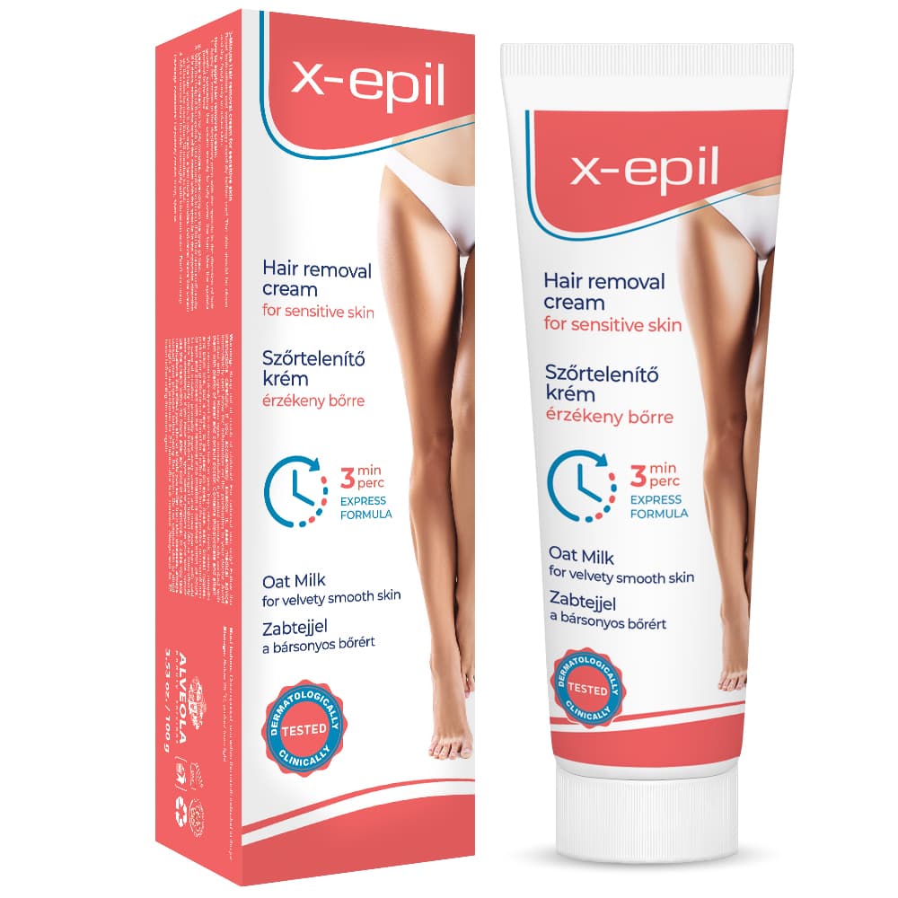 X-Epil depilačný krém s ovseným mliekom 100 g