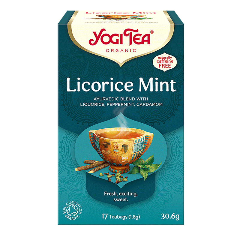 Yogi Tea Mätový čaj so sladkým drievkom BIO 30,6 g - 57159