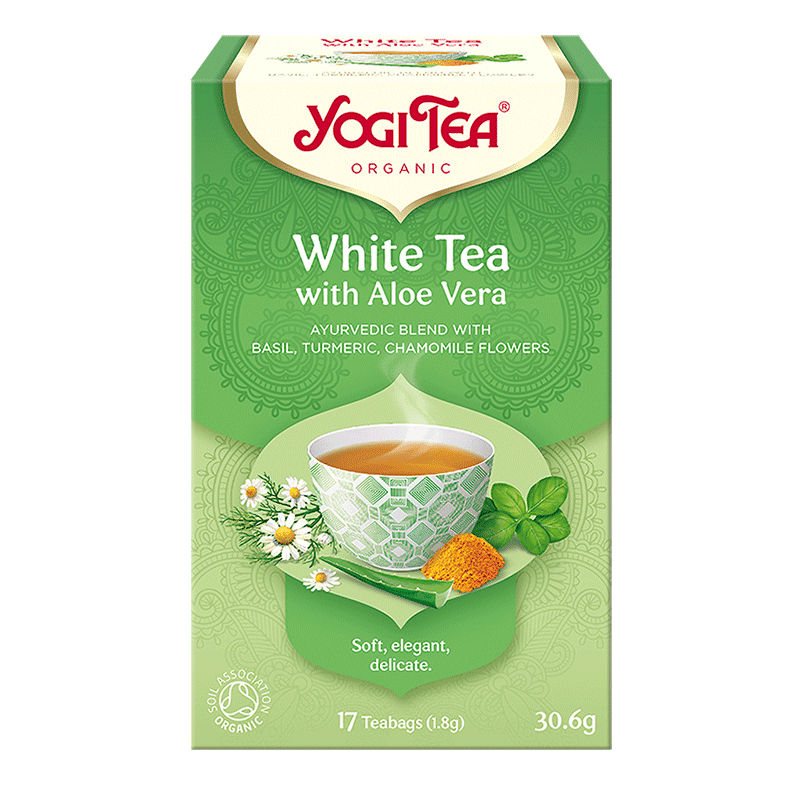 Yogi Tea Biely čaj s aloe vera, bio 30.6 g - 54171