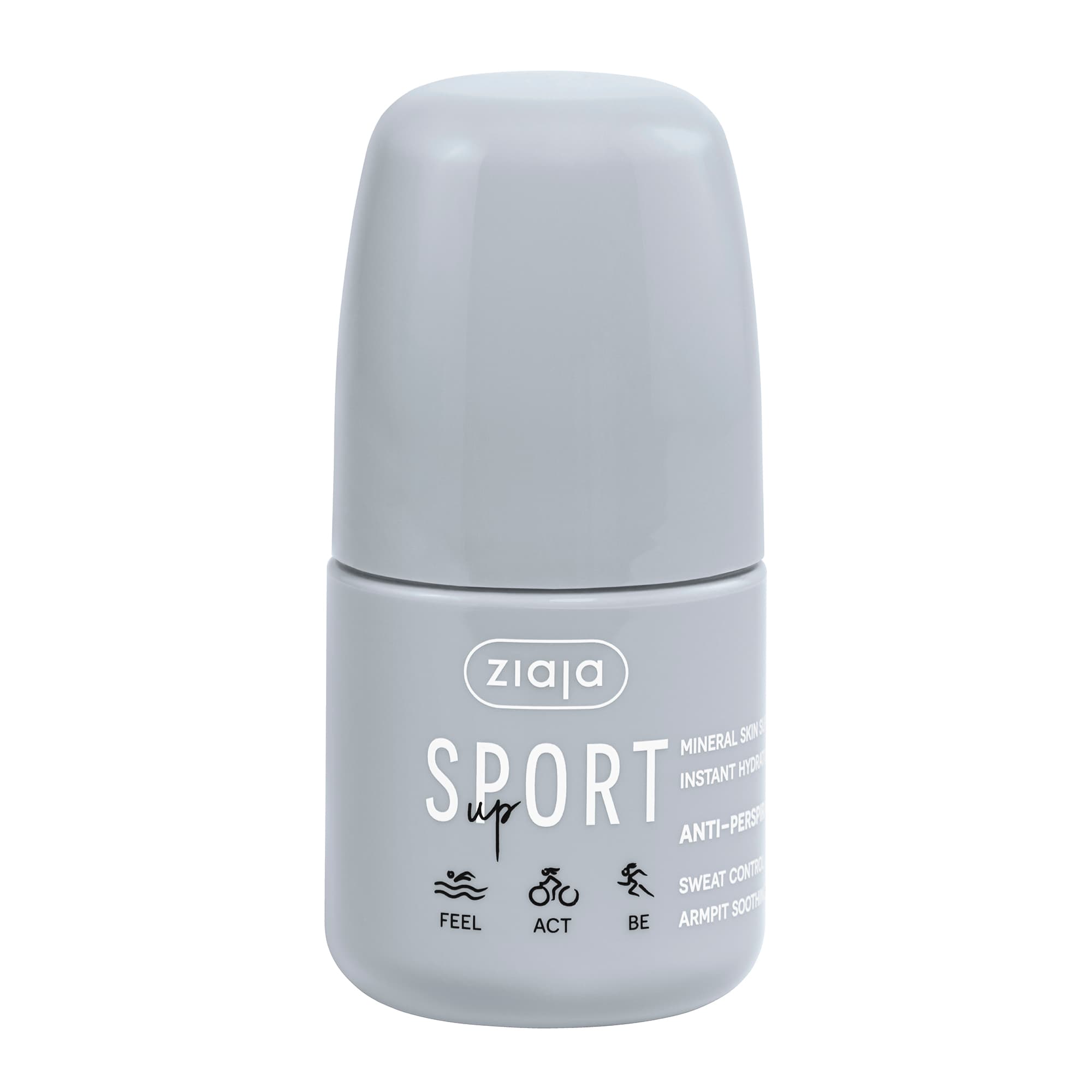 Ziaja sport antiperspirant deodorant roll-on 60 ml