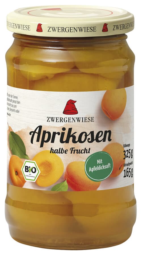 Zwergenwiese bio marhuľový kompót 325 g