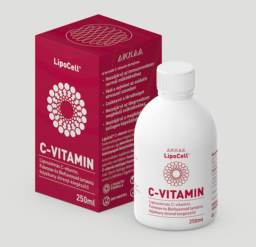 Lipocell C-vitamin tekutý doplnok stravy čerešňa 250 ml