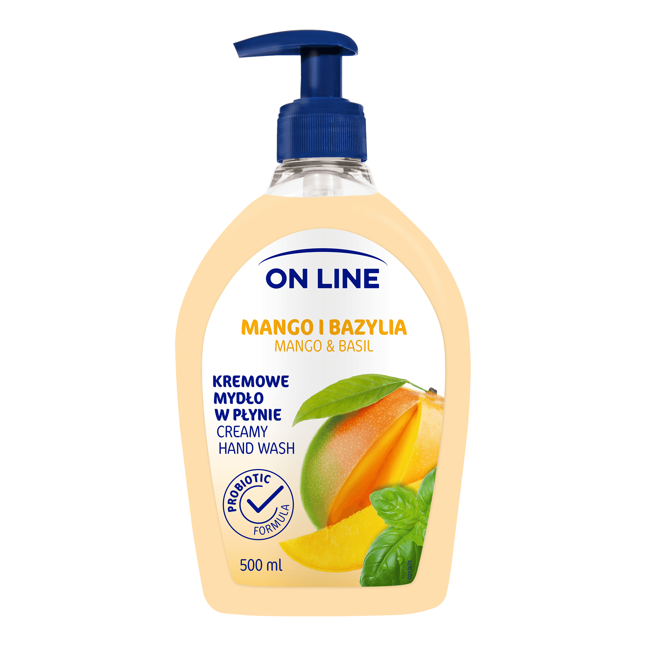 On Line tekuté krémové mydlo manga a bazalky 500 ml