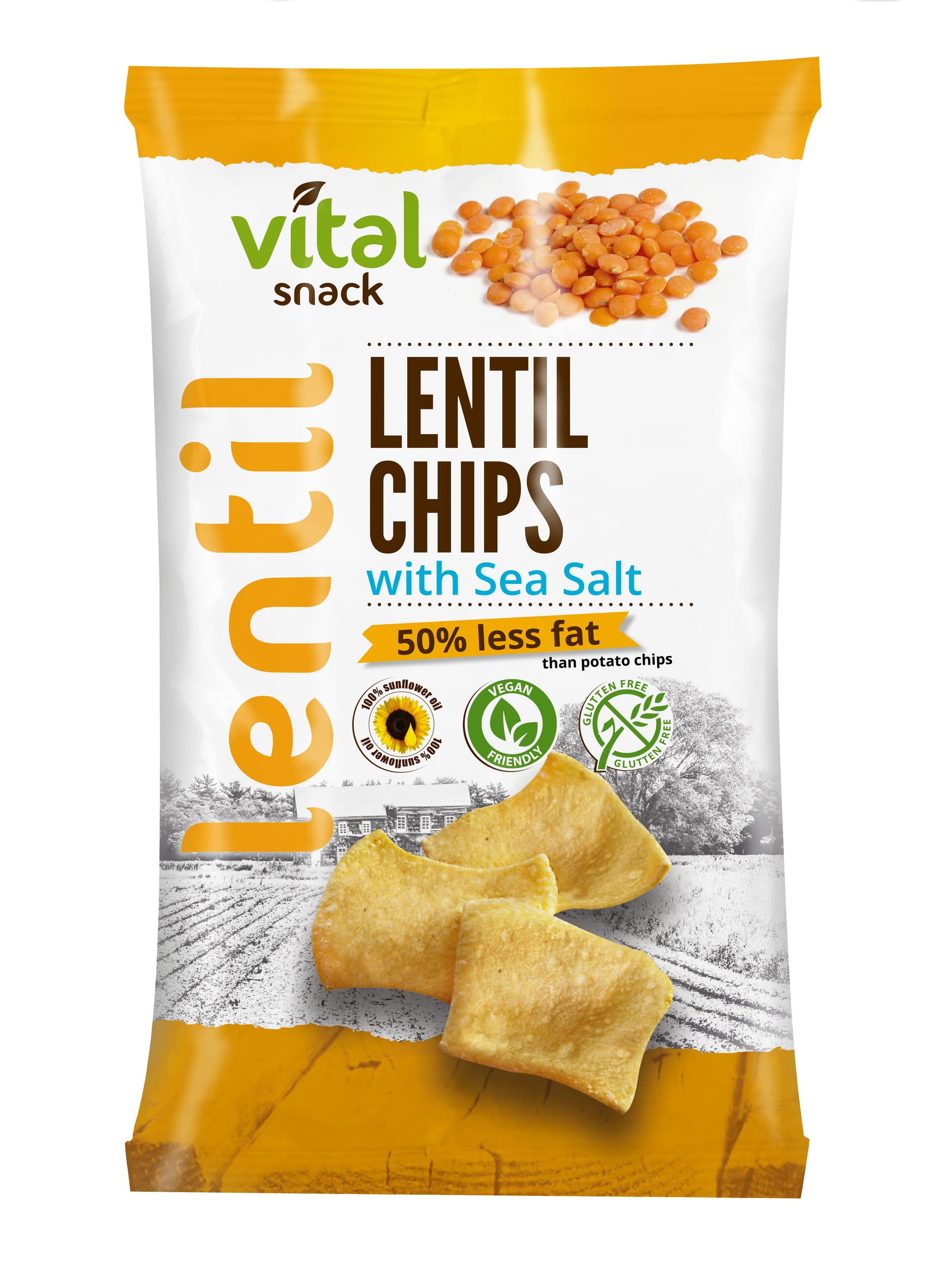 Vital Snack šošovicové chrumky 65 g
