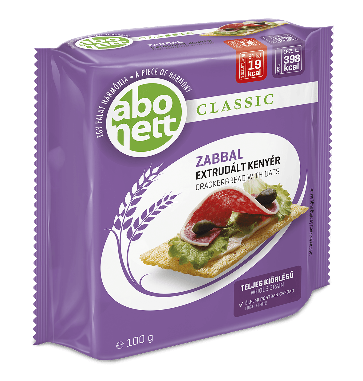 Abonett extrudovaný chlieb s ovsom 100 g