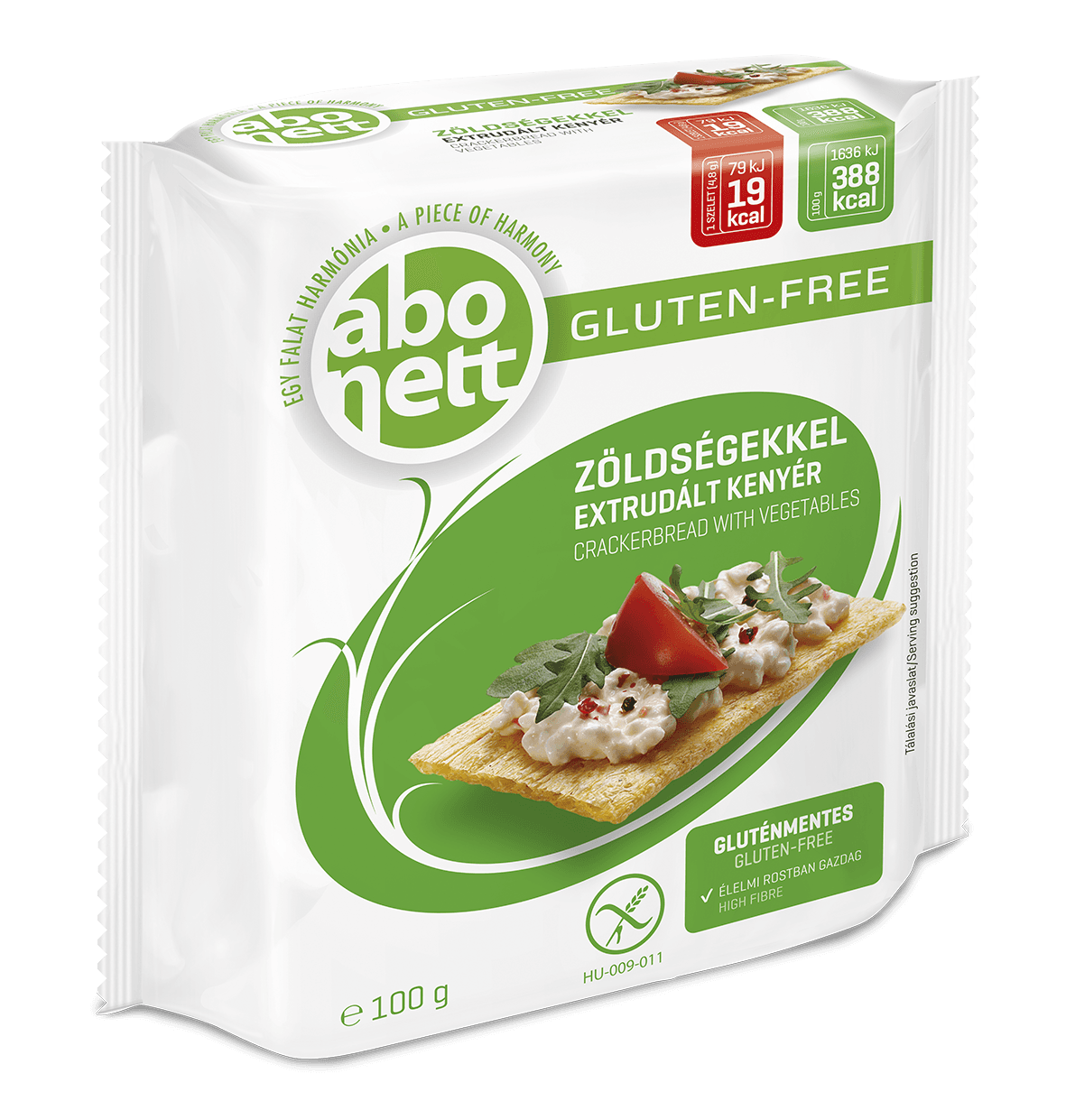 Abonett extrudovaný chlieb so zeleninou 100 g - 59053