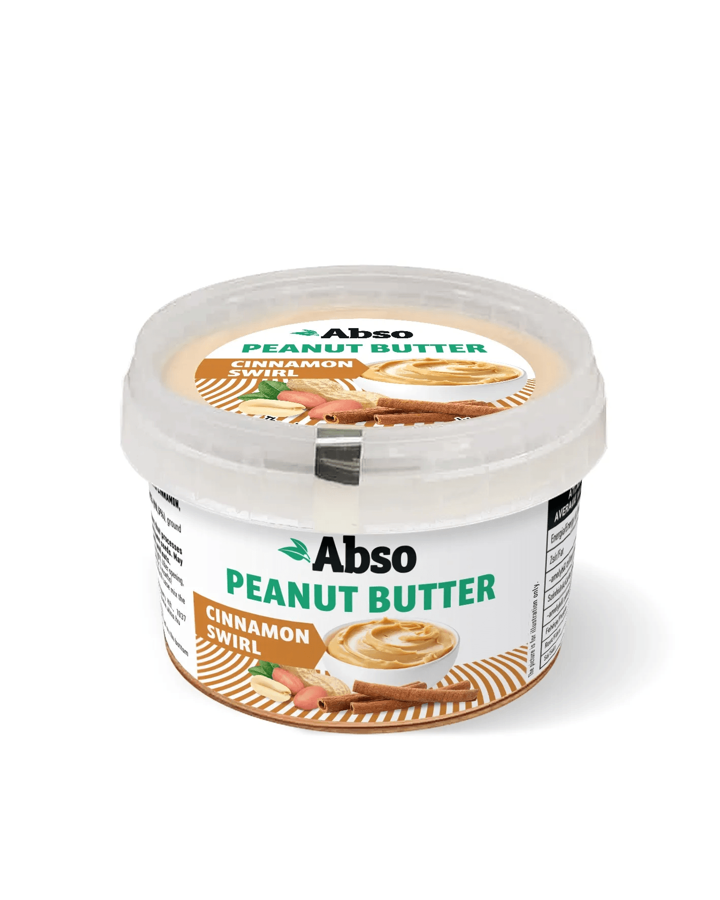 Abso cinnamon swirl peanut butter - škoricový sen arašidového masla 250 g