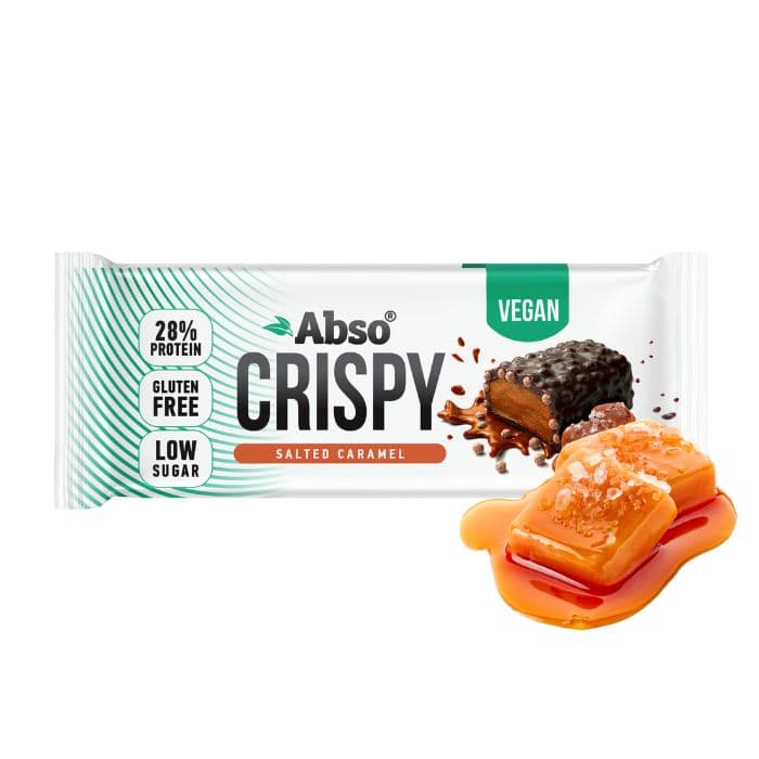 Abso Crispy Bar Slaná karamelová vegánska proteínová tyčinka 50 g - 92933