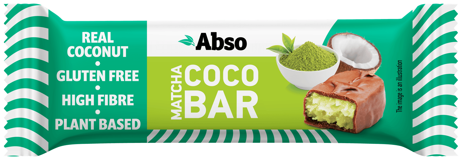 Absorice choco-matcha tyčinka 35 g