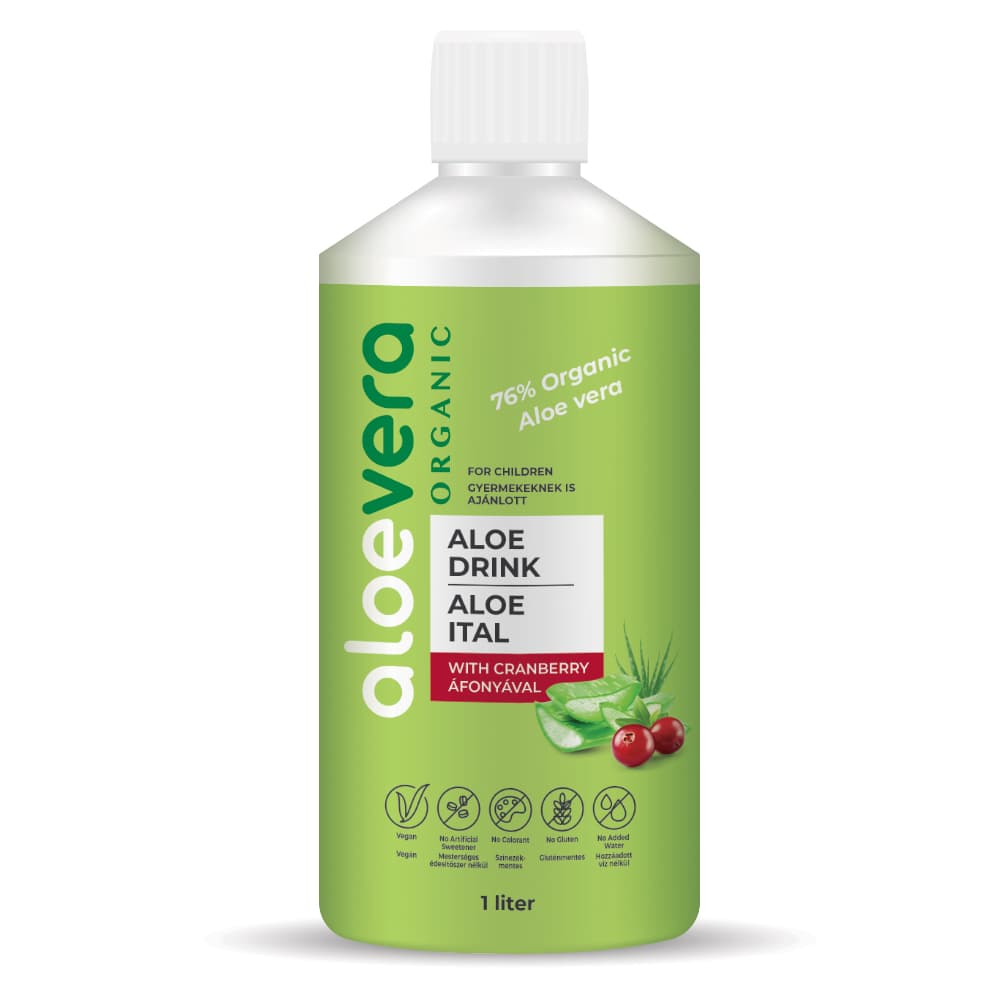 Aloe Vera Organic aloe vera originálny nápoj s čučoriedkami 1000 ml