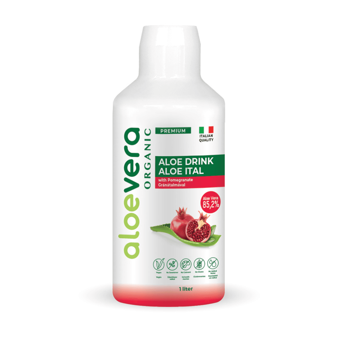 Aloe Vera Organic aloe vera organic prémiový nápoj s granátovým jablkom 1000 ml