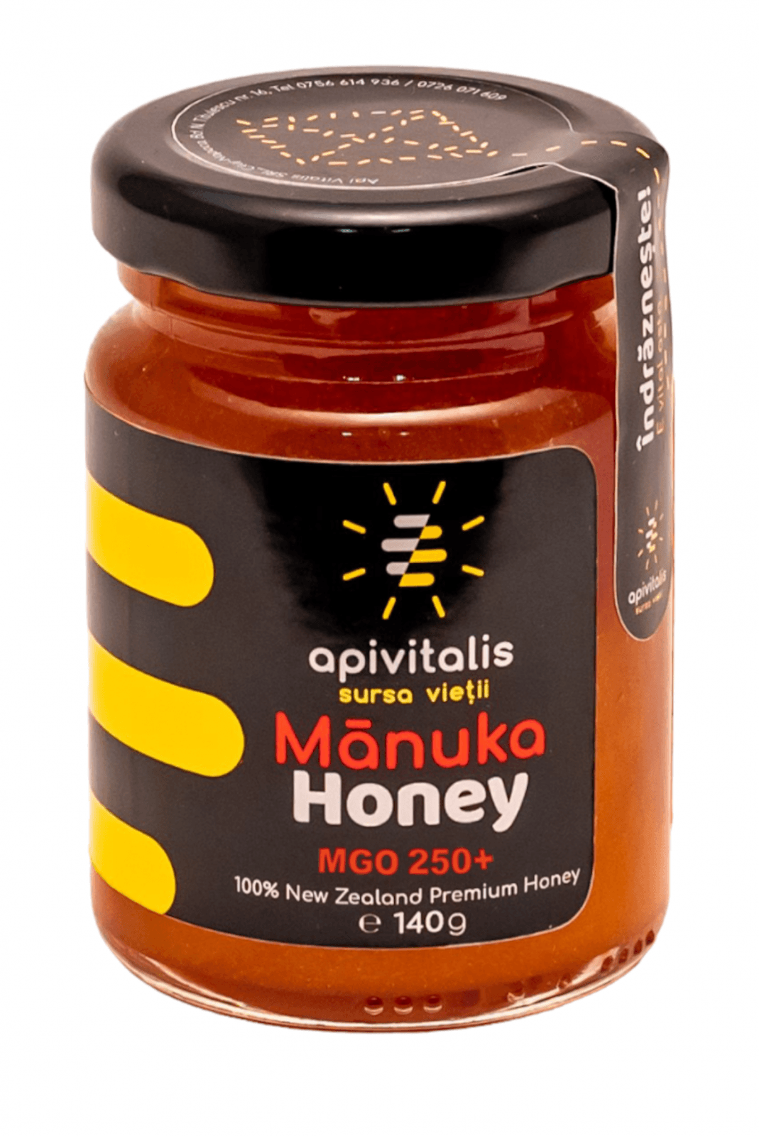 Apivitalis manukový med mgo 250+ 140 g