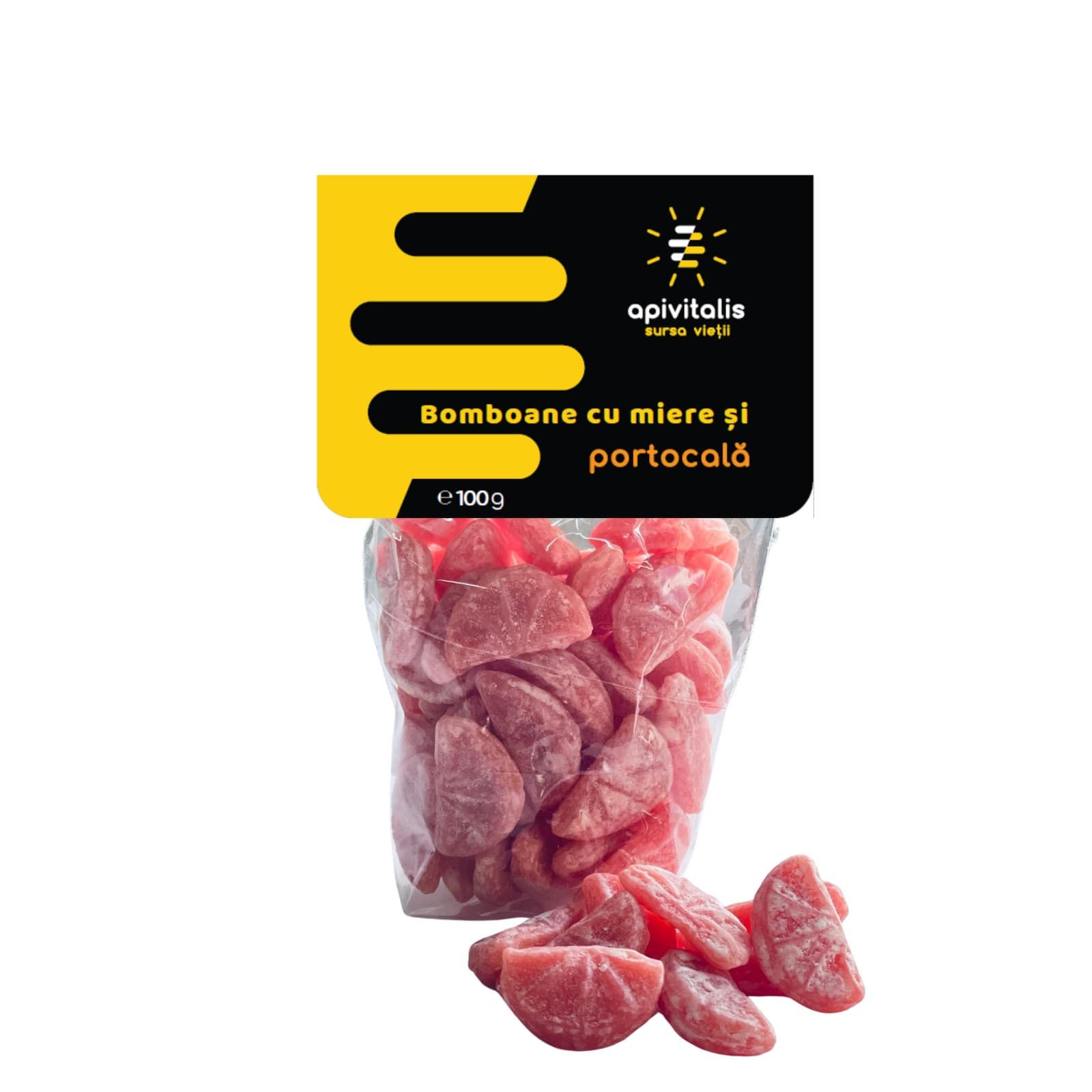 Apivitalis pomarančové medové cukríky 100 g