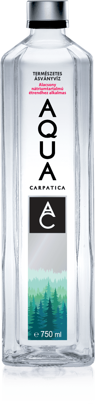 Aqua Carpatica minerálna voda bez oxidu uhličitého sklenená 750 ml