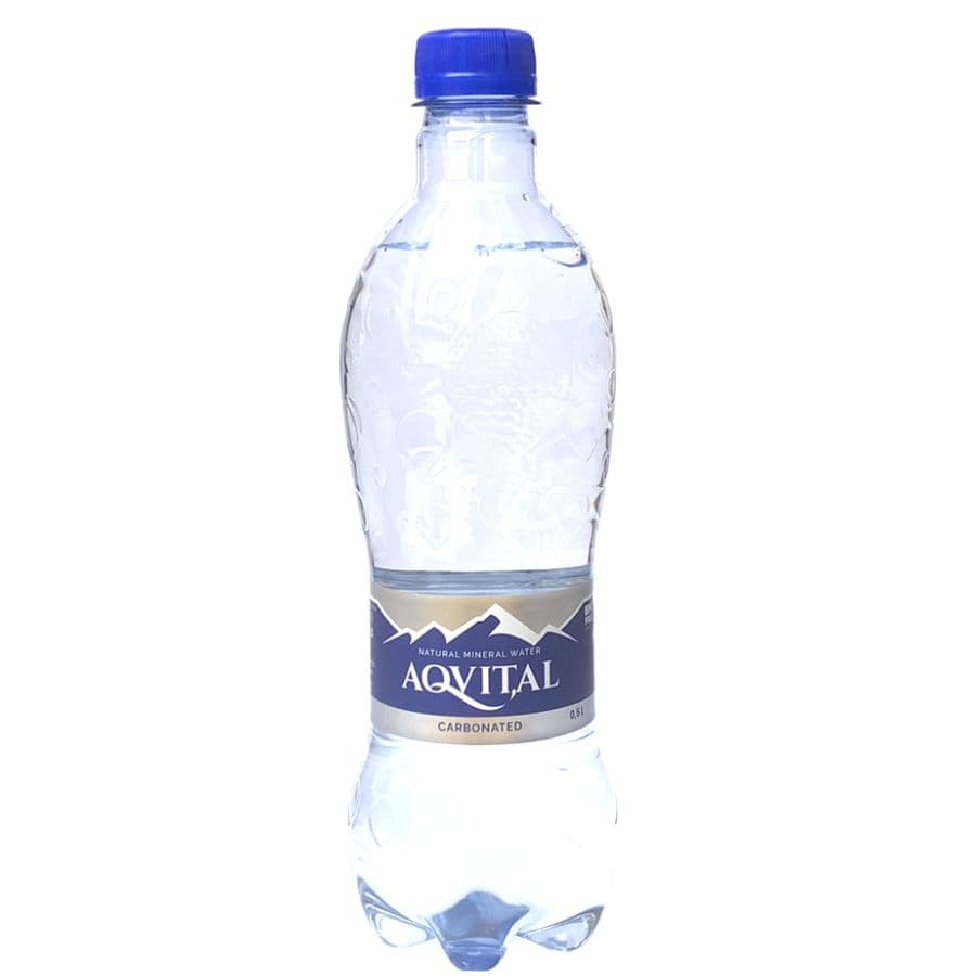Aqvital prírodná minerálna voda s plynom 500 ml
