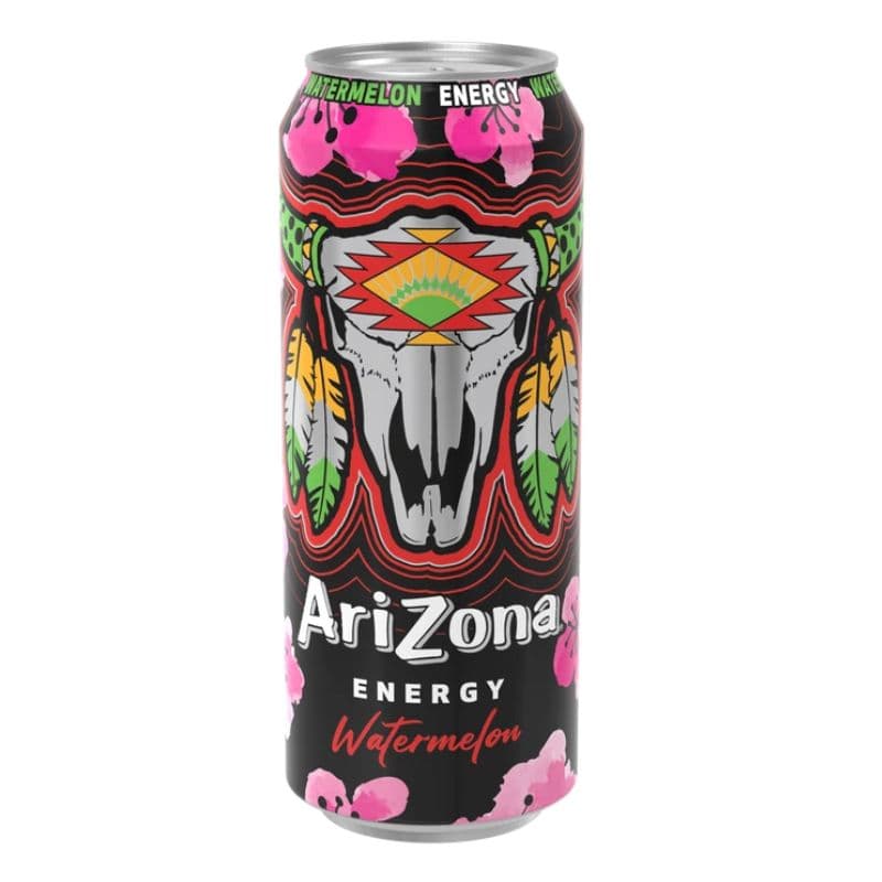 Arizona energy vodný melón príchuť energetického nápoja 500 ml
