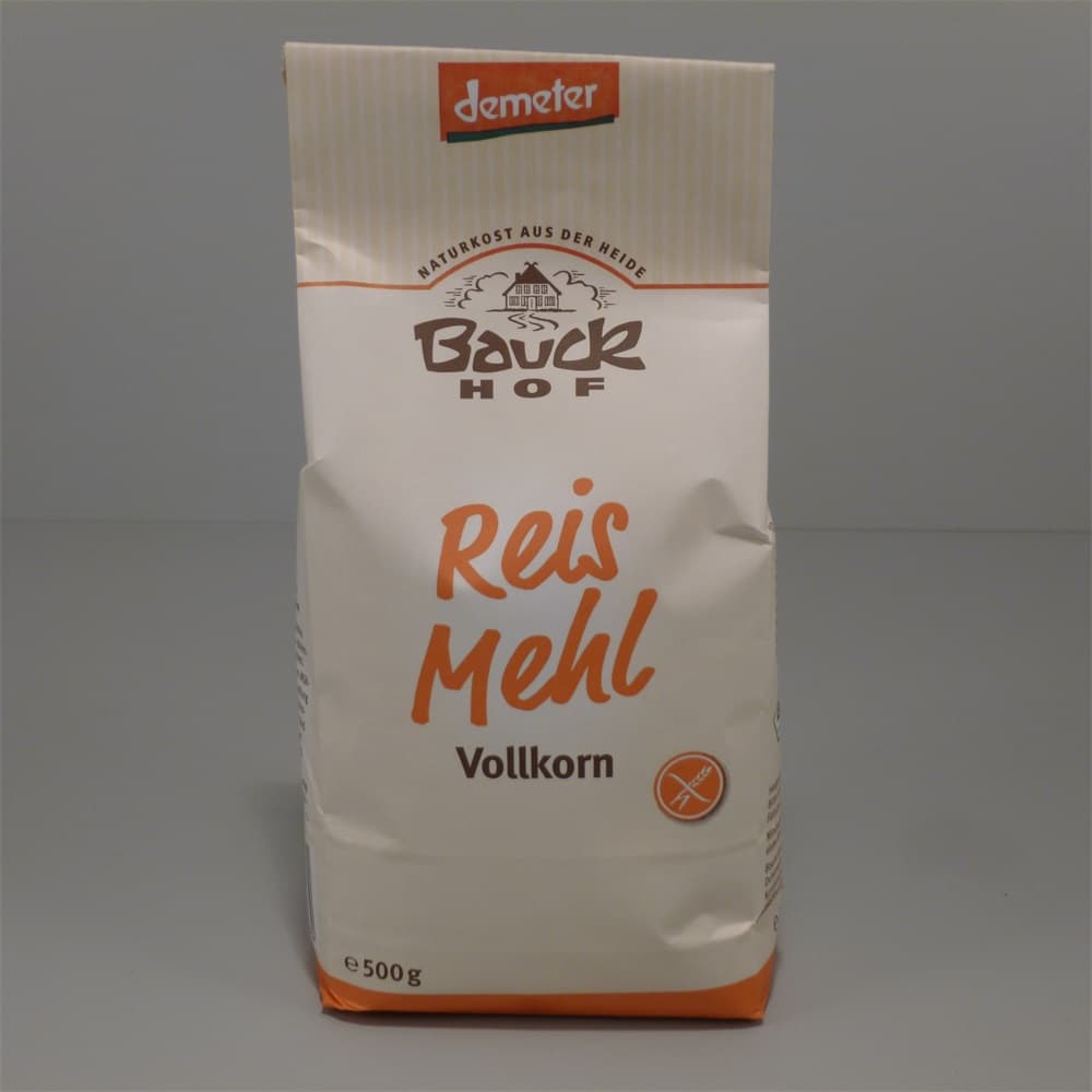 Bauck Hof bio bezlepková celozrnná ryžová múka 500 g
