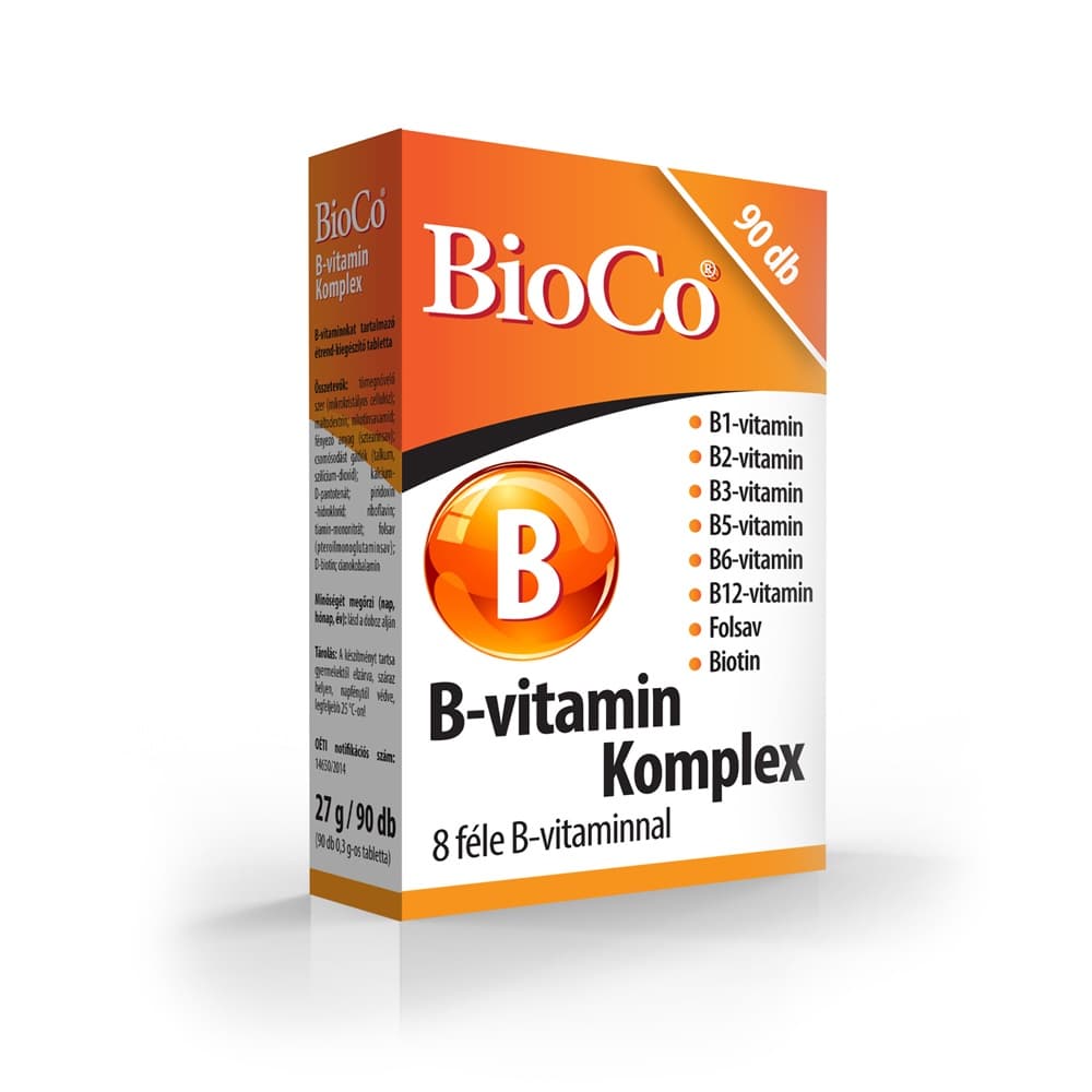 Bioco B-vitamin komplex tablety 90 ks