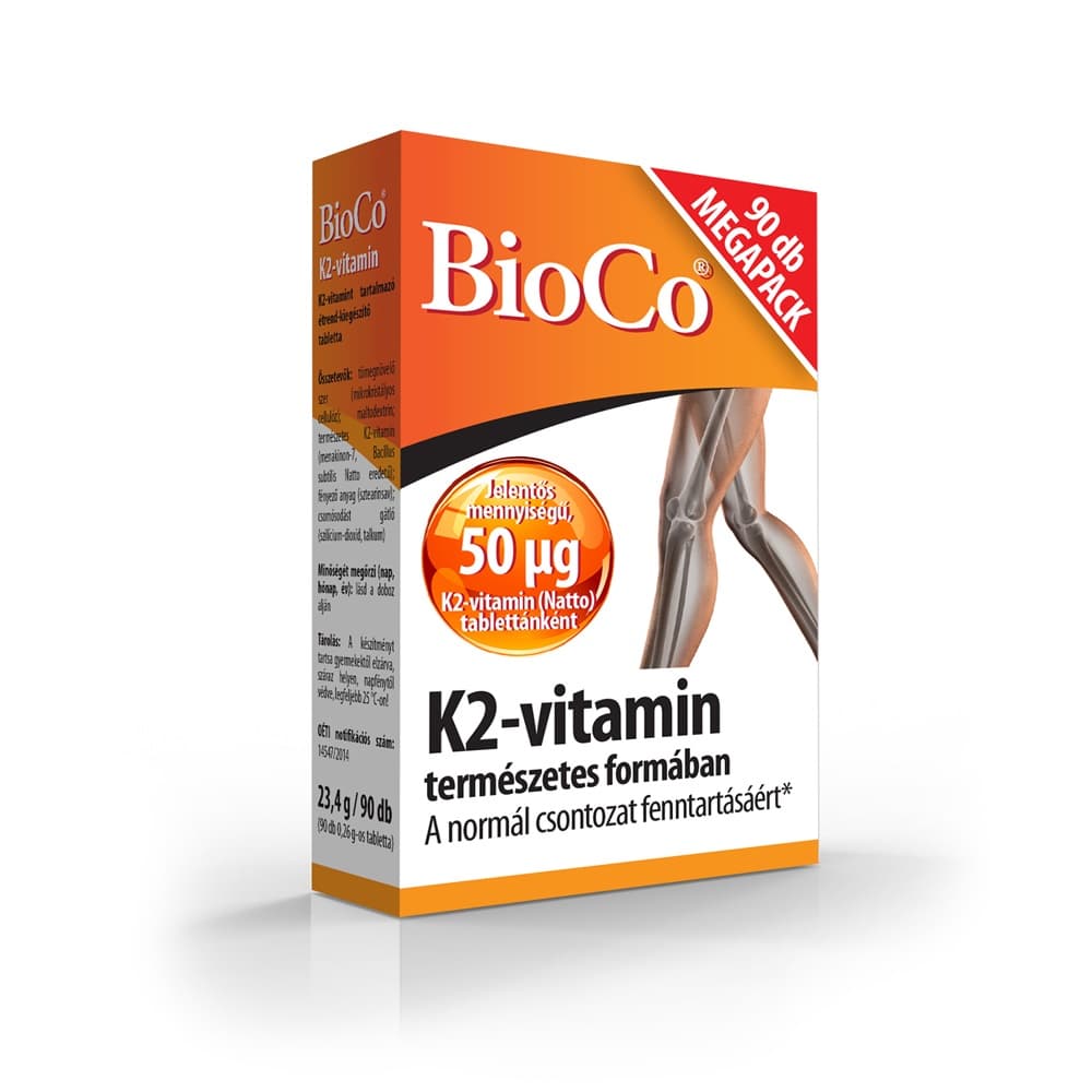 Bioco K2 vitamín tablety 90 ks