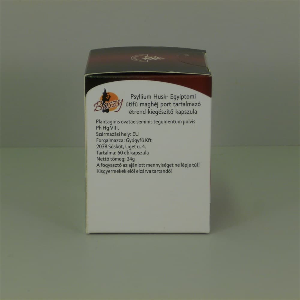 Boszy psyllium husk egyptské psylium vlákniny kapsule 60 ks