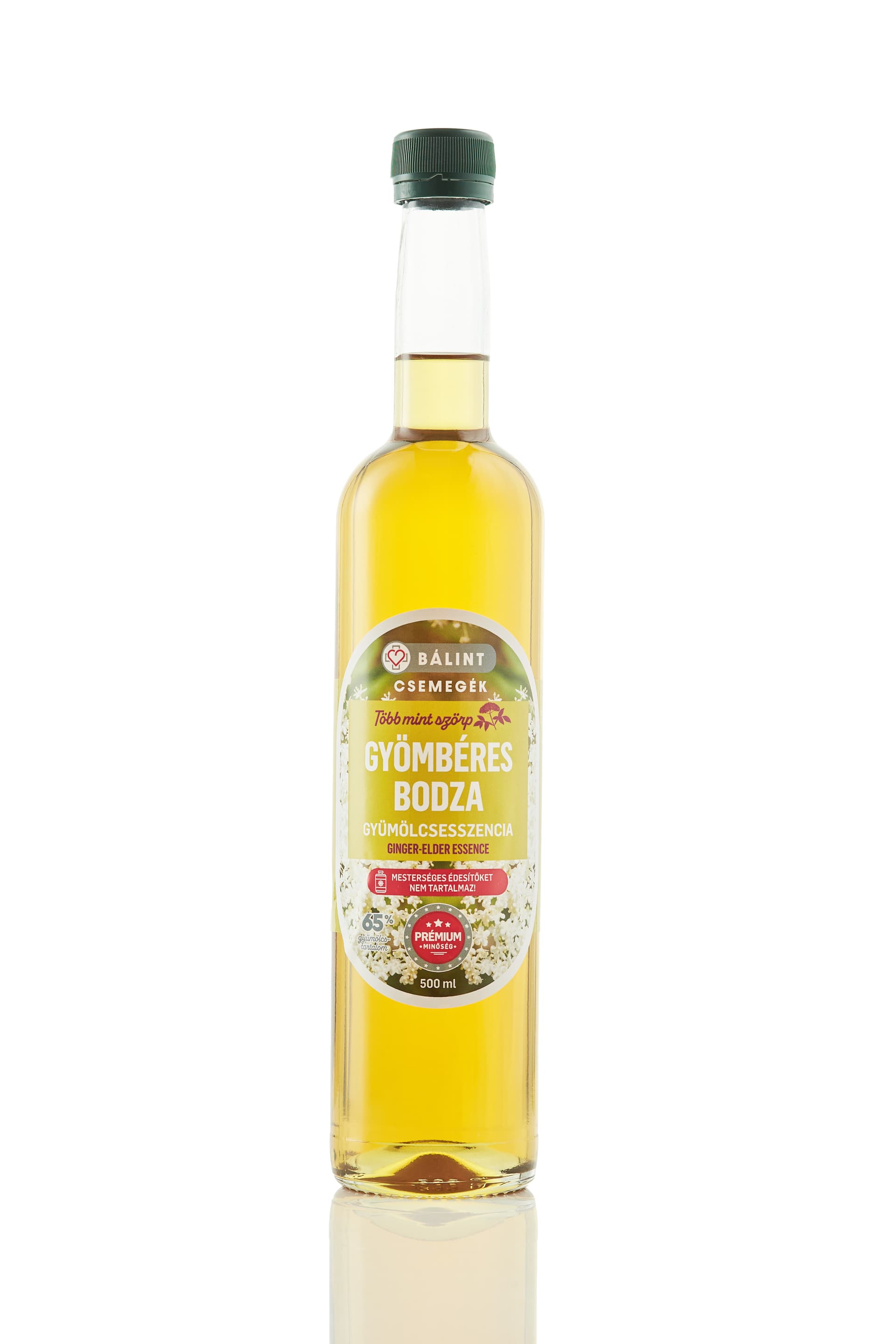Bálint pochúťky zázvorový bezový ovocný extrakt 500 ml