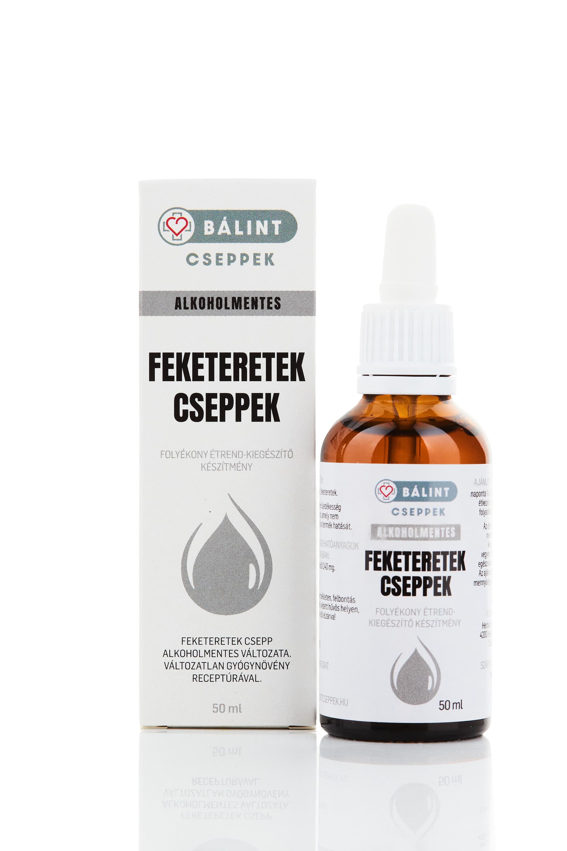 Bálint kvapky bezalkoholové kvapkovi čiernej reďkovky 50 ml