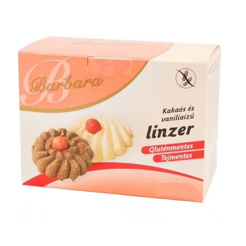 Barbara bezlepkový kakaovo-vanilkový linecký koláčik 150g