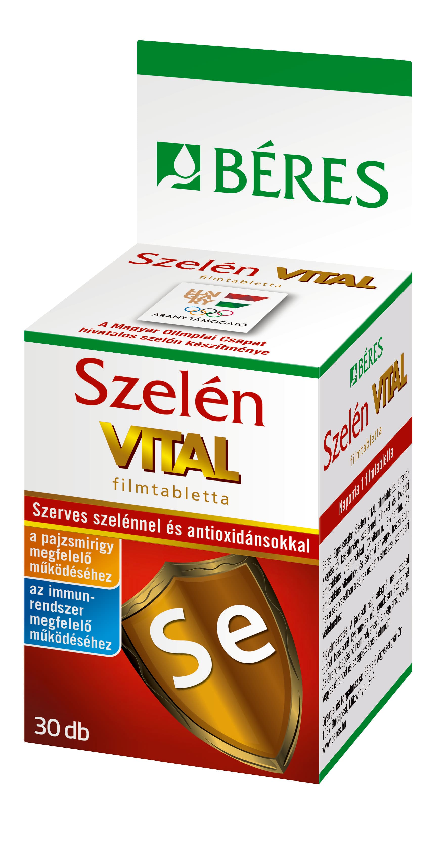 Béres selén vital filmová tableta 30 ks