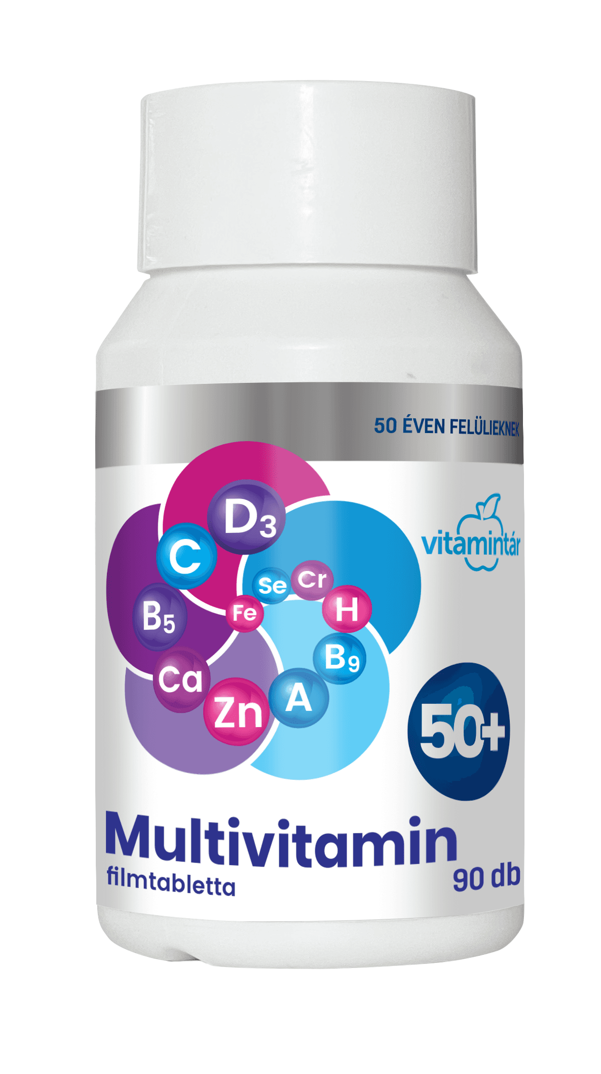 Béres vitamintár multivitamín 50 rokov a viac filmová tableta 90 ks