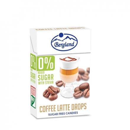 Bergland káva latte bez cukru latte 40 g