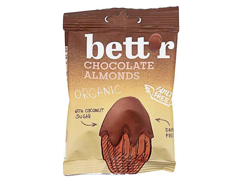 Bettr Vegánske čokoládové mandle 40 g