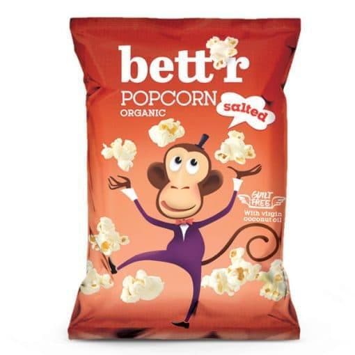 Bettr Bio vegán morský slaný popcorn 60 g
