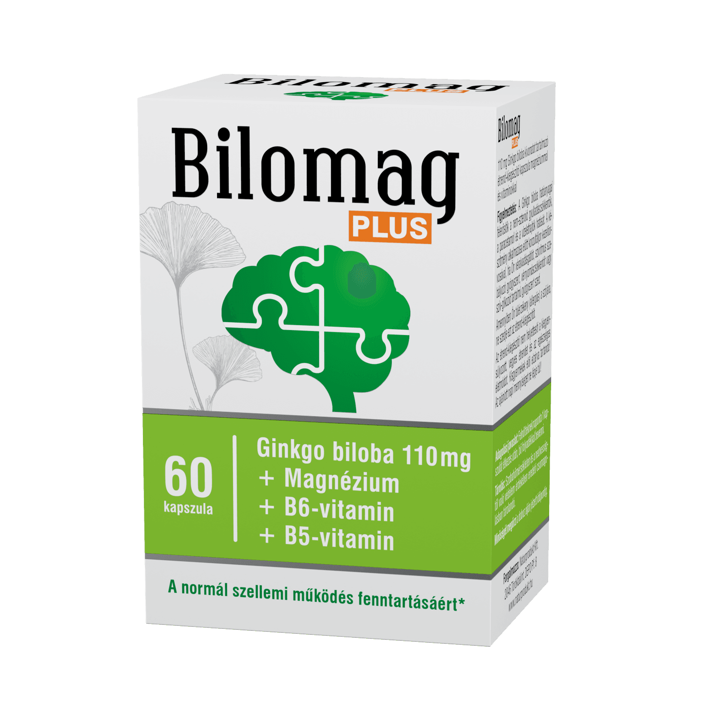 Bilomag plus 110mg kapsula s extraktom z ginka biloba, 60 ks