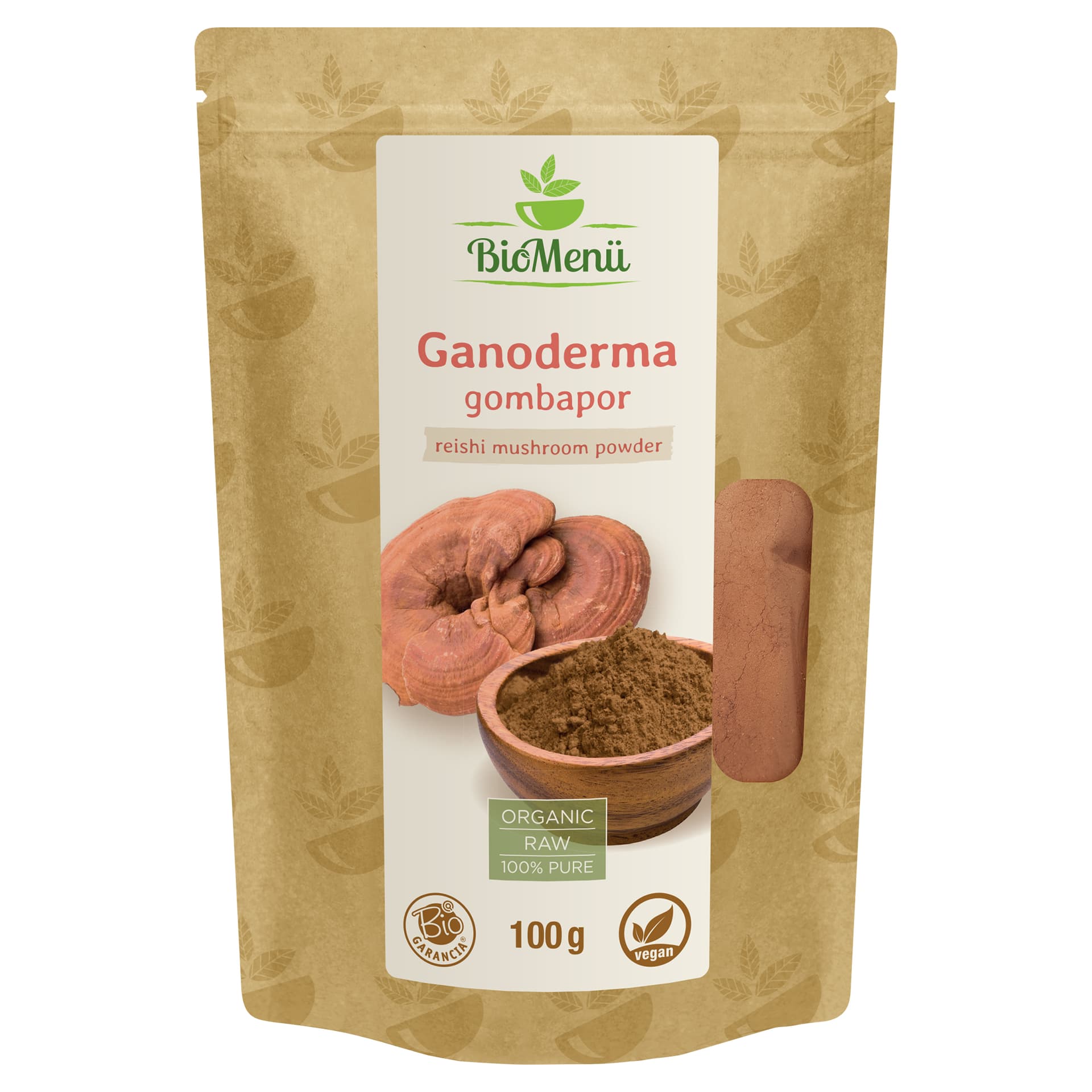 BioMenü bio Ganoderma hubový prášok 100 g - 56103
