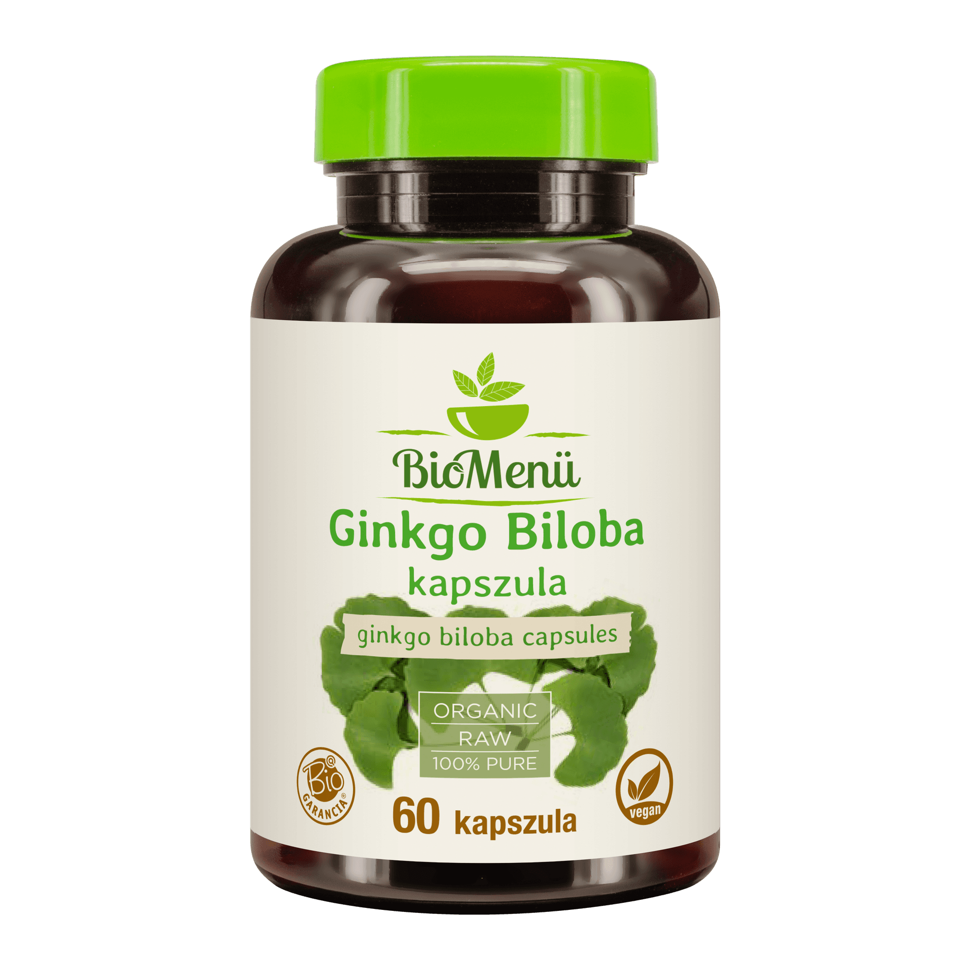 BioMenü bio ginkgo biloba kapsula 60 ks